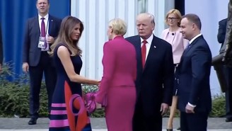 The First Lady Of Poland Totally Snubbed Trump’s Handshake, To The Delight Of Many