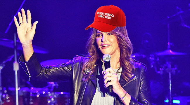Caitlyn Jenner Wears Trump MAGA Hat After Slamming Trans Military Ban