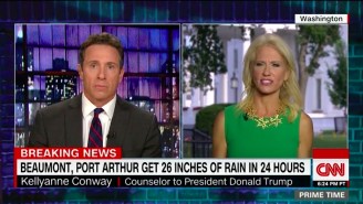 Kellyanne Conway Gets Huffy With CNN’s Chris Cuomo For Asking About Climate Change’s Role In Harvey