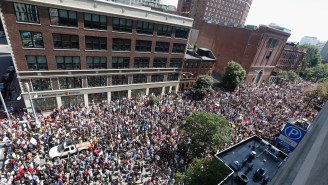 Anti-Hate Protesters Flood The Boston Streets To Outnumber Attendees Of The Latest White Supremacist Rally