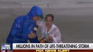 Despite Hurricane Harvey, This Texan Still Showed Some Hospitality To This Reporter With Some Galveston Beer