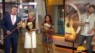 John Cena Rode A Hobby Horse While Answering Country Music Trivia On ‘TODAY’