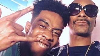 Not Only Did Desiigner Give Snoop Dogg The Jacket Off His Back, He Autographed It Too