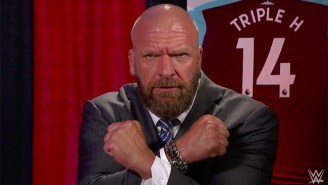 Triple H Is Supporting West Ham United Because Of Sledgehammers