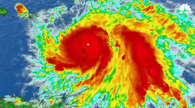 Hurricane Maria Becomes An 'Extremely Dangerous' Category 4 Storm