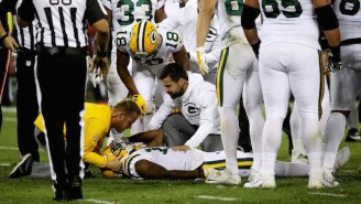 Packers WR Davante Adams Remains Hospitalized With A Concussion After Last Night’s Terrifying Hit