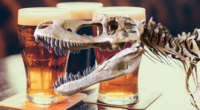 Dinosaur beer