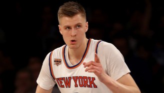 A Former Knick Told Kristaps Porzingis To Meet Him In The Parking Lot During A EuroBasket Scuffle
