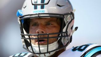 Panthers Tight End Greg Olsen Broke His Foot Against The Bills