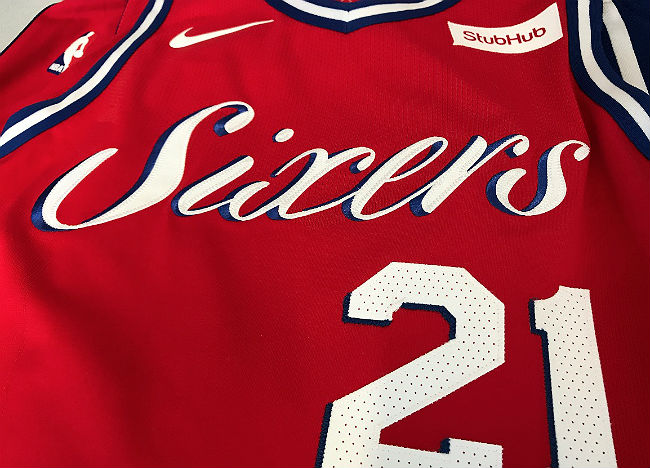 You'll Trust The Process That Brought Us This Red Sixers Jersey