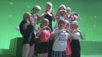 Watching Taylor Swift Interact With Her Mountain Of Clones In This Behind-The-Scenes Clip Is Eerie