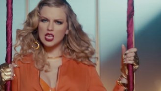 Taylor Swift’s Newest Squad Member Is A Rodent In ‘The Birdcage’ Behind-The-Scenes Clip