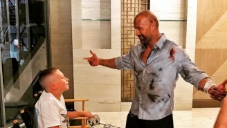 The Rock Took The Time To Hug A Heroic Kid While On The Set Of ‘Skyscraper’