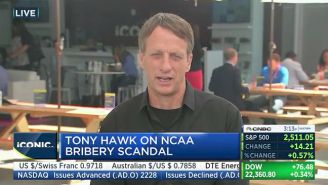Tony Hawk Was Asked About The FBI/NCAA Basketball Investigation For Some Reason