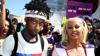 21 Savage Is Front And Center At Amber Rose’s Third Annual Slut Walk