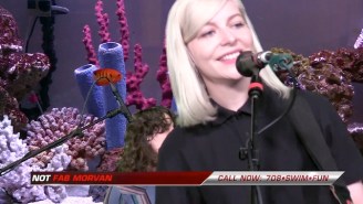 Alvvays Can’t Stop Laughing At The Absurdity Of Performing On Adult Swim’s ‘FishCenter’