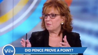 Joy Behar Slams Mike Pence As Being Trump’s ‘Little Prop’ Over His Colts Game Protest