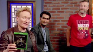 Conan Can’t Get Over Kumail Nanjiani’s Horrible ‘Shadow Of War’ Voice Acting On The Latest ‘Clueless Gamer’