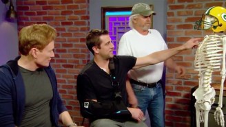 Conan Prods Aaron Rodgers About His Injury While Playing ‘Assassin’s Creed: Origins’ In The Latest ‘Clueless Gamer’