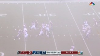 The Thick Fog Covering The Field During The Patriots Vs. Falcons Game Led To Belichick Conspiracy Theories