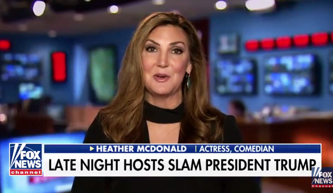 Heather McDonald To Fox News: Late Night Hosts 'Happy' Trump Won