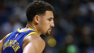 Klay Thompson May Have Left A Warriors Preseason Game Early To Watch WSU Football