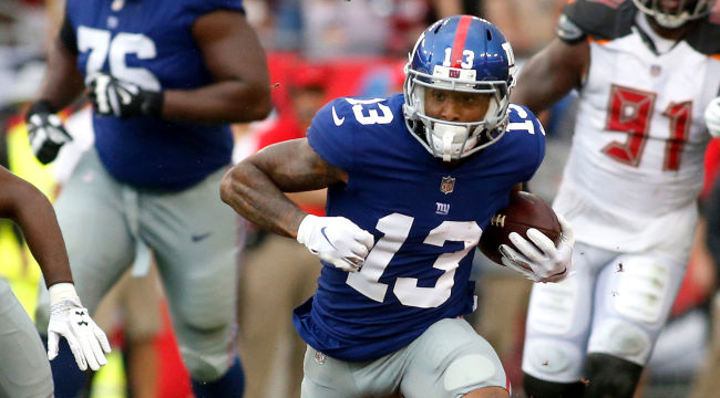 Odell Beckham Jr. Is Extremely Proud Of His Mangled Finger
