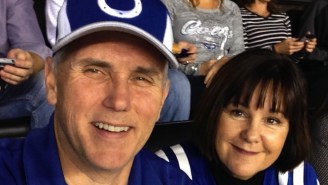 The Picture Mike Pence Tweeted Of Him At Sunday’s Colts Game Is Actually From 2014