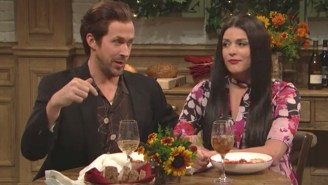 Ryan Gosling And Cecily Strong Have Their Reality Shattered By Pizza Hut’s Pasta On ‘SNL’