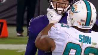 Ndamukong Suh Grabbed Ryan Mallett By The Throat During Baltimore’s Blowout Win Over Miami