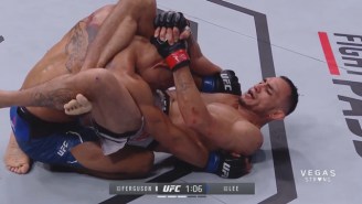 Tony Ferguson Submits Kevin Lee With A Slick Triangle At UFC 216 To Win The Interim Lightweight Title