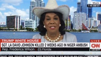 Rep. Frederica Wilson Slams Trump Over His Phone Call To The Widow Of A Slain Green Beret As He Claims She’s Lying