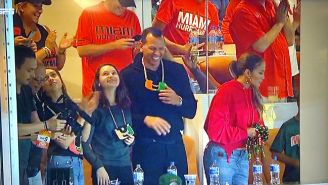Alex Rodriguez Repped The U By Wearing A Turnover Chain To Miami’s Game Against Virginia Tech