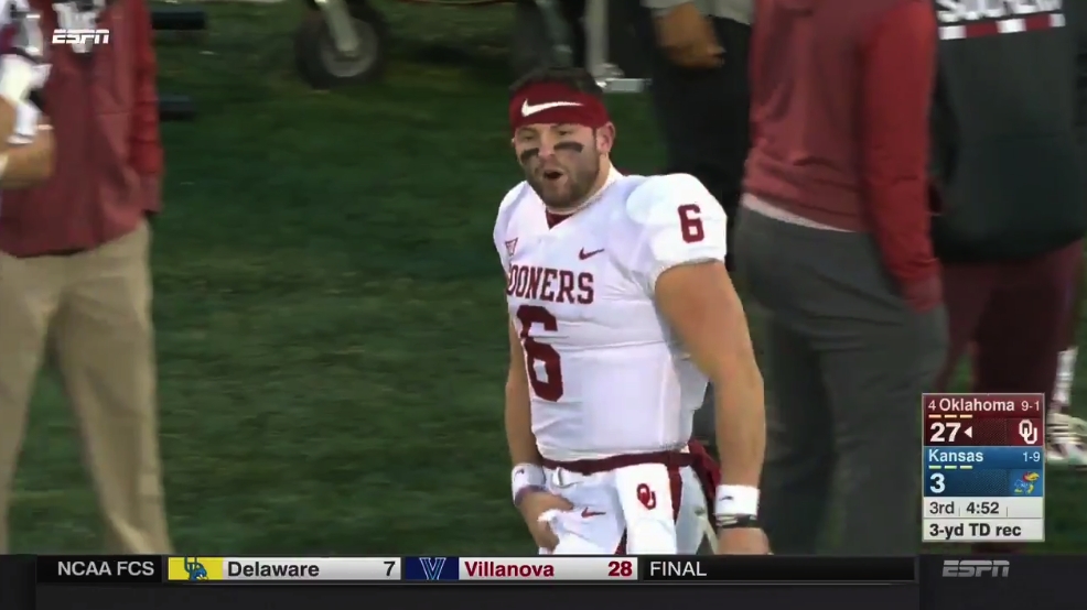 NCAA: Oklahoma Sooners: Baker Mayfield 1 – Play Action Customs