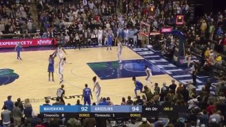 The Mavs Beat Memphis On A Crazy Harrison Barnes Buzzer-Beater With 0.5 Seconds Left