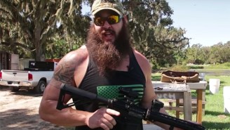 Braun Stowman Has A YouTube Show Called ‘Monster Arms’ Where He Reviews Guns
