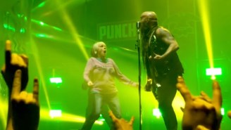 Watch The Coolest Grandma Ever Play Air Guitar On Stage With Five Finger Death Punch