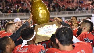 UNLV Beat Hawaii In Their New Rivalry Game To Earn A Gigantic Golden Pineapple Trophy