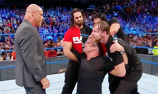 The WWE Raw Roster Laid Waste To Smackdown Live In An All-Out Brawl