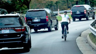 The Woman Who Went Viral For Flipping Off Trump’s Motorcade Has Been Fired From Her Job