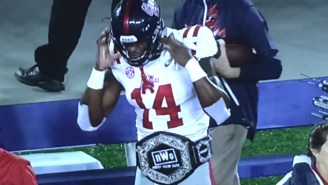 Ole Miss Football Has An Incredible ‘Nasty Wide Outs’ Championship Belt