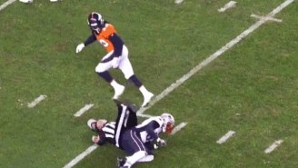 A Ref Had A Scary Fall During The Patriots-Broncos Sunday Night Football Game And Had To Be Carted Off