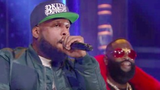 Talib Kweli Shows Unexpected Chemistry With Rick Ross Performing ‘Heads Up Eyes Open’