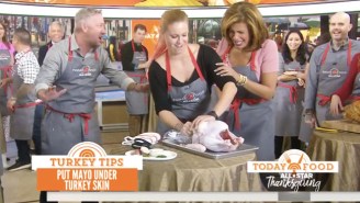 The ‘Today’ Show Almost Gets NSFW During A Thanksgiving Turkey Mayo-Basting Gone Awry