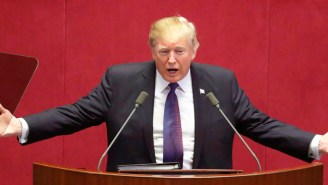 Trump’s Speech To South Korea’s National Assembly Included A Plug For His Golf Course And Confused Nearly Everybody