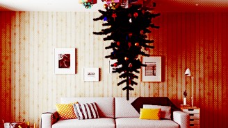 Upside Down Christmas Trees Are A Holiday Trend Causing Quite A Stir
