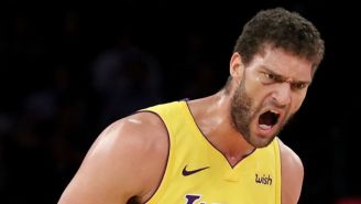 Brook Lopez Airballed Two Free Throws Against The Cavaliers