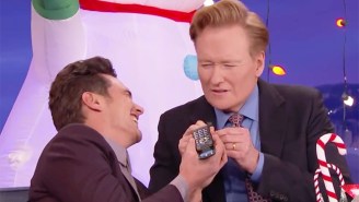 James Franco And Conan Answer ‘The Disaster Artist’ Hotline In The Middle Of An Interview