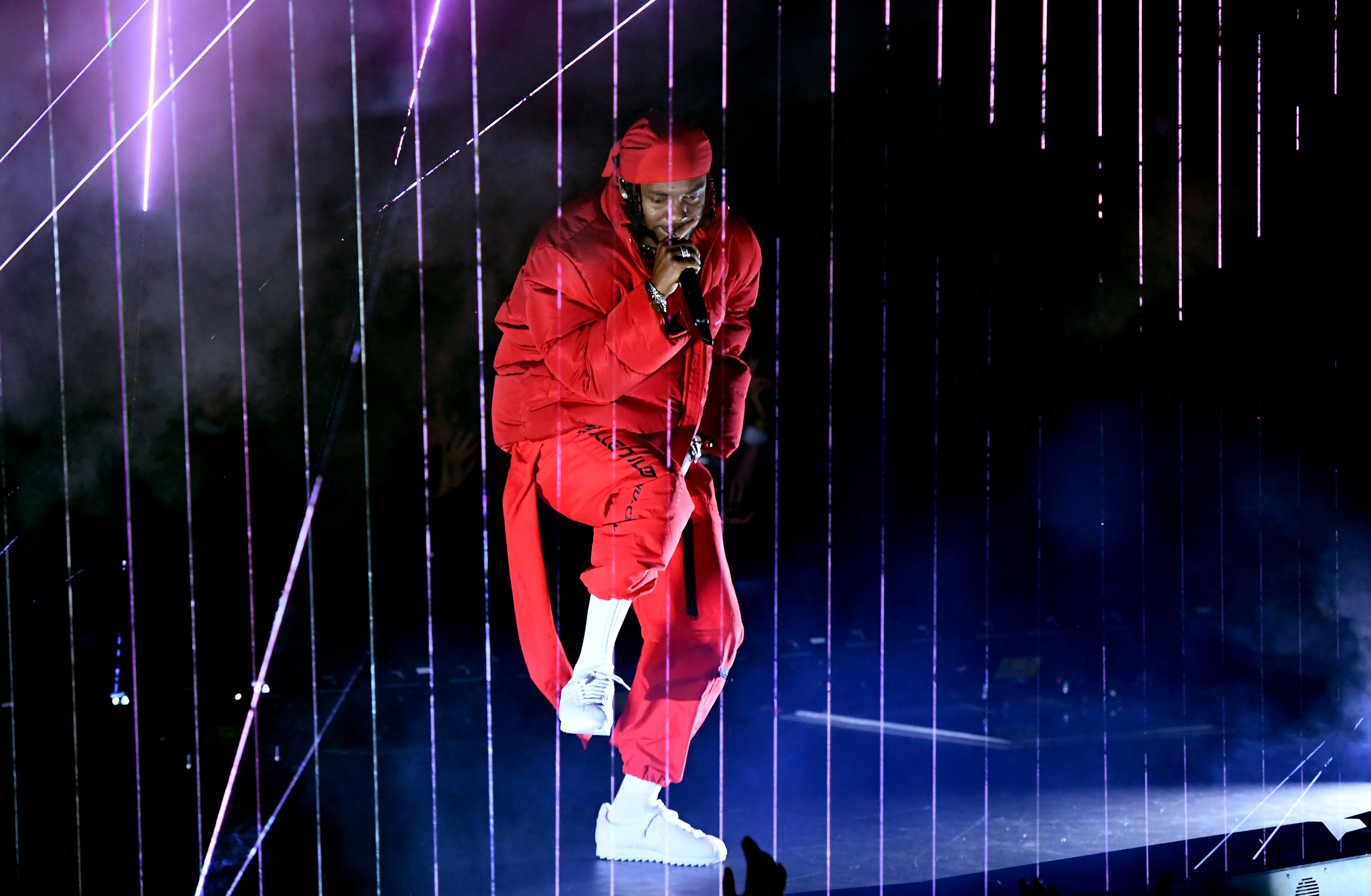 Kendrick Lamar's Sneaker Style at the 2018 Grammy Awards