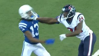 T.Y. Hilton And Jonathan Joseph Exchanged Punches But Still Stayed In The Colts-Texans Game
